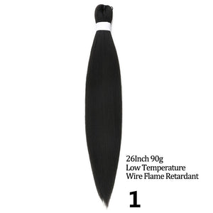 24 26 Inches 80g 90g Kanekalon Hair Wholesale Bulk Braid Synthetic Hair Braid Easy Braiding Hair Extension For Women