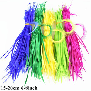 Many Kinds Multicolour Combinations Goose Ostrich Feathers Crafts Pheasant Chicken Turkey Peacock Feather Handicraft Accessories