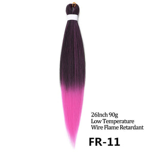 24 26 Inches 80g 90g Kanekalon Hair Wholesale Bulk Braid Synthetic Hair Braid Easy Braiding Hair Extension For Women