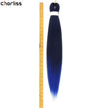 Load image into Gallery viewer, 24 26 Inches 80g 90g Kanekalon Hair Wholesale Bulk Braid Synthetic Hair Braid Easy Braiding Hair Extension For Women
