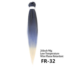 Load image into Gallery viewer, 24 26 Inches 80g 90g Kanekalon Hair Wholesale Bulk Braid Synthetic Hair Braid Easy Braiding Hair Extension For Women
