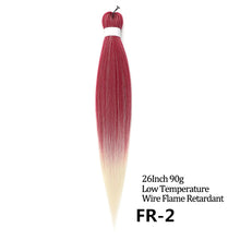 Load image into Gallery viewer, 24 26 Inches 80g 90g Kanekalon Hair Wholesale Bulk Braid Synthetic Hair Braid Easy Braiding Hair Extension For Women
