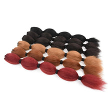 Load image into Gallery viewer, Synthetic Kinky Straight Hair Puff Bun Bubble Ponytail African American Wrap Drawstring Afro Puff Ponytail Hair Extensions
