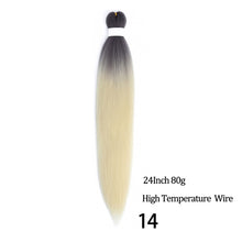 Load image into Gallery viewer, 24 26 Inches 80g 90g Kanekalon Hair Wholesale Bulk Braid Synthetic Hair Braid Easy Braiding Hair Extension For Women
