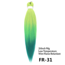 Load image into Gallery viewer, 24 26 Inches 80g 90g Kanekalon Hair Wholesale Bulk Braid Synthetic Hair Braid Easy Braiding Hair Extension For Women
