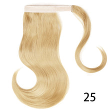 Load image into Gallery viewer, XINRAN Synthetic Bounce Wraparound Ponytail Hair Pieces  Straight Hair Extensions With Combs Warp Ponytails For Women
