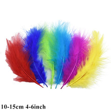 Load image into Gallery viewer, Many Kinds Multicolour Combinations Goose Ostrich Feathers Crafts Pheasant Chicken Turkey Peacock Feather Handicraft Accessories
