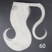 Load image into Gallery viewer, XINRAN Synthetic Bounce Wraparound Ponytail Hair Pieces  Straight Hair Extensions With Combs Warp Ponytails For Women
