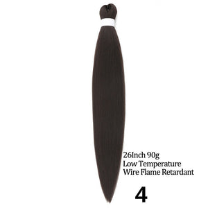 24 26 Inches 80g 90g Kanekalon Hair Wholesale Bulk Braid Synthetic Hair Braid Easy Braiding Hair Extension For Women