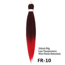 Load image into Gallery viewer, 24 26 Inches 80g 90g Kanekalon Hair Wholesale Bulk Braid Synthetic Hair Braid Easy Braiding Hair Extension For Women
