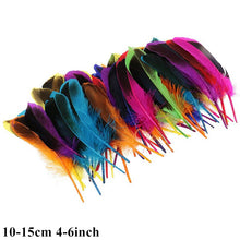 Load image into Gallery viewer, Many Kinds Multicolour Combinations Goose Ostrich Feathers Crafts Pheasant Chicken Turkey Peacock Feather Handicraft Accessories
