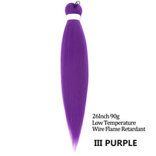 Load image into Gallery viewer, 24 26 Inches 80g 90g Kanekalon Hair Wholesale Bulk Braid Synthetic Hair Braid Easy Braiding Hair Extension For Women
