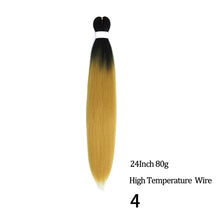 Load image into Gallery viewer, 24 26 Inches 80g 90g Kanekalon Hair Wholesale Bulk Braid Synthetic Hair Braid Easy Braiding Hair Extension For Women
