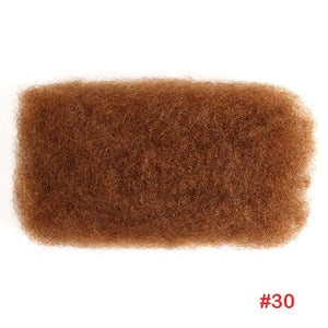 Styleicon Brazilian Afro Kinky Bulk 100% Human Hair For Braiding Remy Afro Kinky Bulk 50g/Pcs Kinky Curly Hair Crochet