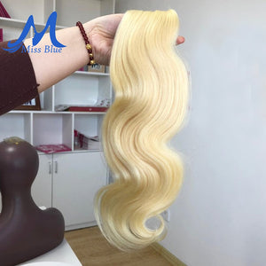 28 30 inches Loose Body Wave Hair 613 Blonde Brazilian Human Hair Weave Bundles Full 1 3 4 PC Remy Virgin Hair Extensions Weft