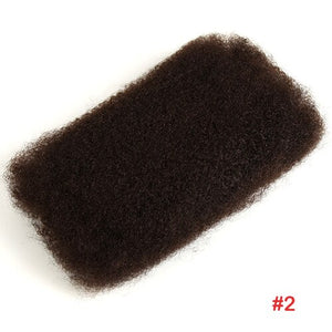 Styleicon Brazilian Afro Kinky Bulk 100% Human Hair For Braiding Remy Afro Kinky Bulk 50g/Pcs Kinky Curly Hair Crochet