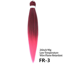 Load image into Gallery viewer, 24 26 Inches 80g 90g Kanekalon Hair Wholesale Bulk Braid Synthetic Hair Braid Easy Braiding Hair Extension For Women
