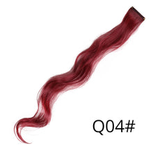 Load image into Gallery viewer, Alileader Synthetic Wavy One Clip In Hair Rainbow Color Curly Clip In One Piece Hair Extensions More Durable Long Curly Hairs
