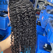 Load image into Gallery viewer, Afro Kinky Curly U Part Wigs For Women Human Hair Brazilian Curly Hair Headband Wigs Human Hair Natural Black Remy Hair WigsCARA
