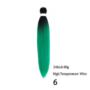 24 26 Inches 80g 90g Kanekalon Hair Wholesale Bulk Braid Synthetic Hair Braid Easy Braiding Hair Extension For Women