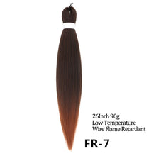 Load image into Gallery viewer, 24 26 Inches 80g 90g Kanekalon Hair Wholesale Bulk Braid Synthetic Hair Braid Easy Braiding Hair Extension For Women
