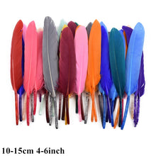 Load image into Gallery viewer, Many Kinds Multicolour Combinations Goose Ostrich Feathers Crafts Pheasant Chicken Turkey Peacock Feather Handicraft Accessories
