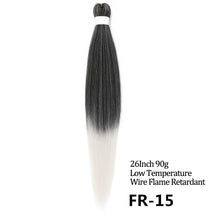 Load image into Gallery viewer, 24 26 Inches 80g 90g Kanekalon Hair Wholesale Bulk Braid Synthetic Hair Braid Easy Braiding Hair Extension For Women
