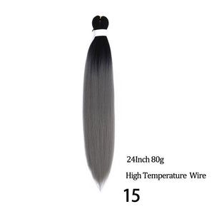 24 26 Inches 80g 90g Kanekalon Hair Wholesale Bulk Braid Synthetic Hair Braid Easy Braiding Hair Extension For Women