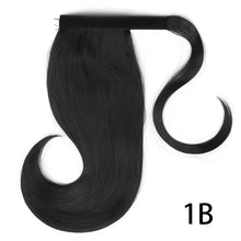 Load image into Gallery viewer, XINRAN Synthetic Bounce Wraparound Ponytail Hair Pieces  Straight Hair Extensions With Combs Warp Ponytails For Women
