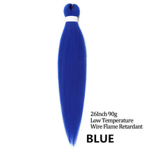 Load image into Gallery viewer, 24 26 Inches 80g 90g Kanekalon Hair Wholesale Bulk Braid Synthetic Hair Braid Easy Braiding Hair Extension For Women
