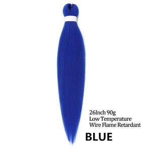 24 26 Inches 80g 90g Kanekalon Hair Wholesale Bulk Braid Synthetic Hair Braid Easy Braiding Hair Extension For Women