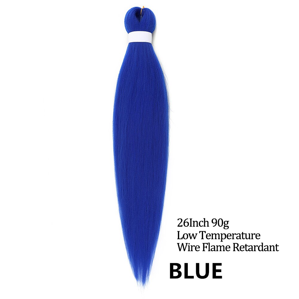 24 26 Inches 80g 90g Kanekalon Hair Wholesale Bulk Braid Synthetic Hair Braid Easy Braiding Hair Extension For Women
