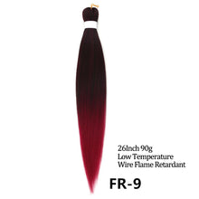 Load image into Gallery viewer, 24 26 Inches 80g 90g Kanekalon Hair Wholesale Bulk Braid Synthetic Hair Braid Easy Braiding Hair Extension For Women

