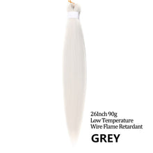 Load image into Gallery viewer, 24 26 Inches 80g 90g Kanekalon Hair Wholesale Bulk Braid Synthetic Hair Braid Easy Braiding Hair Extension For Women
