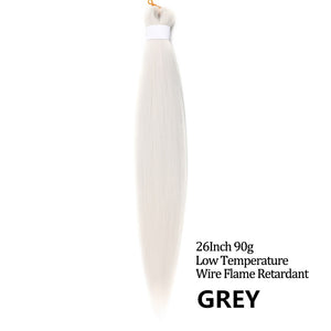 24 26 Inches 80g 90g Kanekalon Hair Wholesale Bulk Braid Synthetic Hair Braid Easy Braiding Hair Extension For Women