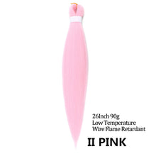 Load image into Gallery viewer, 24 26 Inches 80g 90g Kanekalon Hair Wholesale Bulk Braid Synthetic Hair Braid Easy Braiding Hair Extension For Women
