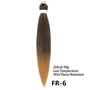 24 26 Inches 80g 90g Kanekalon Hair Wholesale Bulk Braid Synthetic Hair Braid Easy Braiding Hair Extension For Women