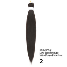 Load image into Gallery viewer, 24 26 Inches 80g 90g Kanekalon Hair Wholesale Bulk Braid Synthetic Hair Braid Easy Braiding Hair Extension For Women

