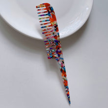 Load image into Gallery viewer, Acetate Plate Long Handle Pointed Tail Comb Anti-static Hairdressing Comb Cross Border
