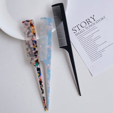 Load image into Gallery viewer, Acetate Plate Comb Ladies Long Hair Pointed Tail Comb Household Hairdressing Haircut Anti-static Fine Teeth Combs
