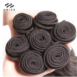 UNICE Hair Bundles Malaysian Body Wave 4 Bundles 100% Remy Hair Weaving Natural Color Human Hair Weaves 8-30inch Free Shipping