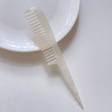 Load image into Gallery viewer, Acetate Plate Long Handle Pointed Tail Comb Anti-static Hairdressing Comb Cross Border
