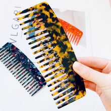 Load image into Gallery viewer, Acetate Detangling Hairbrush Tortoise Shell Portable Anti-static
