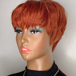 BeiSDWig Mixed Synthetic Wigs for Black/White Women Short Green Hair Wig Heat Reistant Hairstyles for Women Haircuts