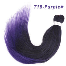 Load image into Gallery viewer, Vigorous Synthetic Easy Jumbo Braids Hair Ombre Braiding Hair 20inches Crochet Hair Extensions
