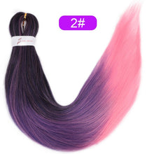 Load image into Gallery viewer, Vigorous Synthetic Easy Jumbo Braids Hair Ombre Braiding Hair 20inches Crochet Hair Extensions
