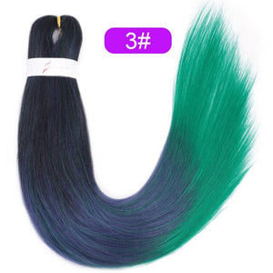 Vigorous Synthetic Easy Jumbo Braids Hair Ombre Braiding Hair 20inches Crochet Hair Extensions