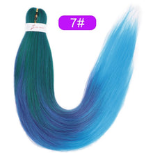 Load image into Gallery viewer, Vigorous Synthetic Easy Jumbo Braids Hair Ombre Braiding Hair 20inches Crochet Hair Extensions
