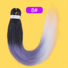 Load image into Gallery viewer, Vigorous Synthetic Easy Jumbo Braids Hair Ombre Braiding Hair 20inches Crochet Hair Extensions
