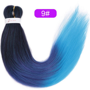 Vigorous Synthetic Easy Jumbo Braids Hair Ombre Braiding Hair 20inches Crochet Hair Extensions